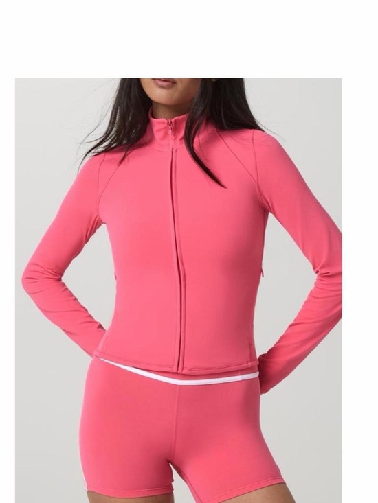 Vuori Jackets & Blazers - Vuori Women’s AllTheFeels Full-Zip Jacket in Sunset Pink  —  Size M
